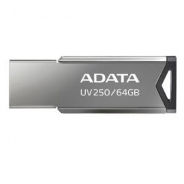 MEMORIA USB 64 GB 2.0 METALICA PLATA UV250 ADATA