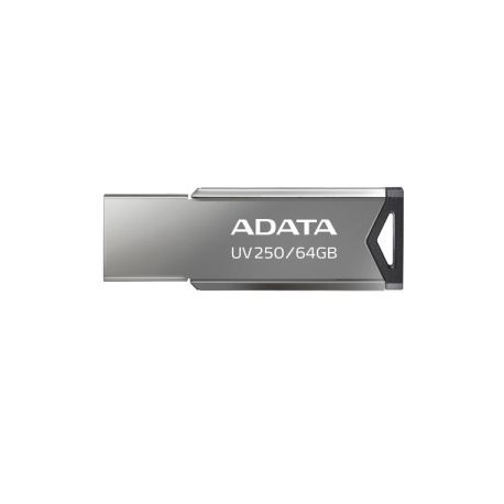 MEMORIA USB 64 GB 2.0 METALICA PLATA UV250 ADATA