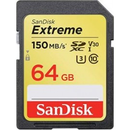 TARJETA DE MEMORIA CLASE 10 SANDISK EXTREME PRO SDXC UHS-I 64GB 150MB/S