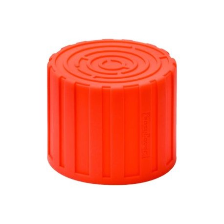 (ECLMR) Funda protectora para lente con diametro de 52mm-77mm rojo