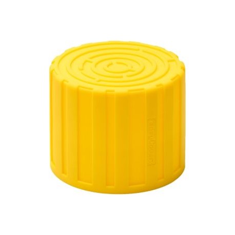 (ECLMY) Funda protectora para lente con diametro de 52mm-77mm amarillo