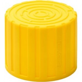 (ECLMY) Funda protectora para lente con diametro de 52mm-77mm amarillo