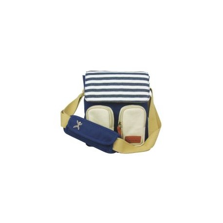 ESTUCHE MINI MESSENGER PARA DSLR CANVAS (NAVY)