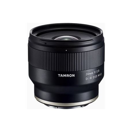 Lente Tamron 24mm f/2.8 Di III OSD M 1:2 para Sony montura E (Full Frame)
