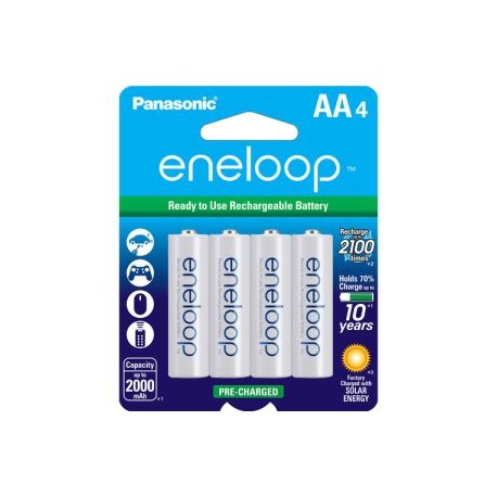 Baterias Recargables Eneloop Ni-MH 2000mha "AA"/4