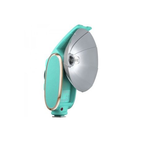 Flash Retro para Cámara Fotográfica Verde Menta Lux Senior Mint Green Godox