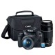 EOS Rebel T7 Kit con Lentes EF-S 18-55mm y EF 75-300mm, Tarjeta SD 16GB y Maleta 200ES
