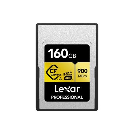 Tarjeta de Memoria CFexpress Tipo A de 160GB Lexar Professional GOLD Series Lectura 900 MB/s