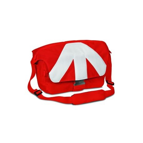 MOCHILA DE HOMBRO MENSAJERO ROJO/BLANCO UNICA VII (MB SM390-7RW)