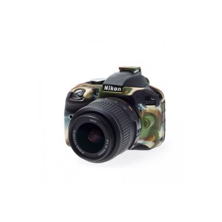 FUNDA PROTECTORA P/CAMARA FOTOGRAFICA NIKON D3300 D3400 CAMUFLAJE