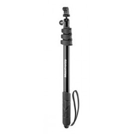 MONOPIE Y POLE (2-IN-1) COMPACT XTREME NEGRO CON CABEZA DE BOLA Y ADAPTADOR GOPRO (MPCOMPACT-BK)