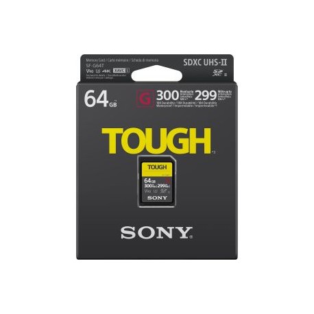 TARJETA DE MEMORIA SDHC SONY TOUGH 64GB UHS-II300MB/S