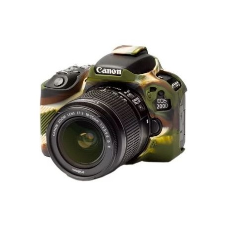 FUNDA PROTECTORA P/CAMARA FOTOGRAFICA CANON 200D / SL2 / SL3 CAMO