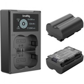 Kit de 2 Baterías NP-W235 y Cargador Dual SmallRig 3822, 2040mAh / 14.69Wh