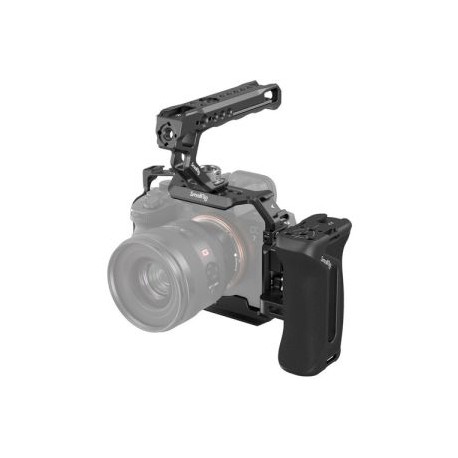 Jaula y Maneral Advanced Cage SmallRig 3669C Kit para Sony Alpha 7R V / Alpha 7 IV / Alpha 7S III