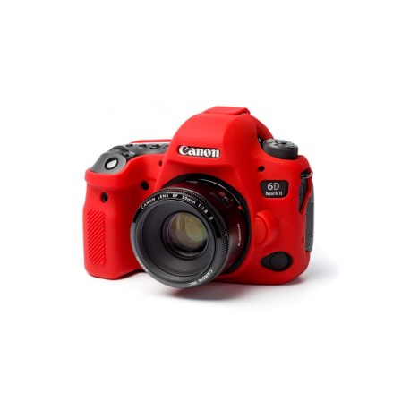 FUNDA PROTECTORA P/CAMARA FOTOGRAFICA CANON 6D MARK II ROJO