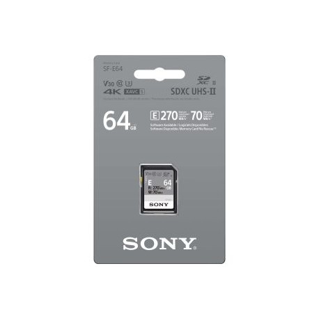 TARJETA DE MEMORIA SDXC SONY 64GB UHS-II 270MB/S