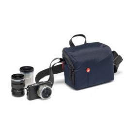 ESTUCHE DE HOMBRO PARA CAMARA COMPACTA COLOR AZUL (MB NX-SB-IBU)