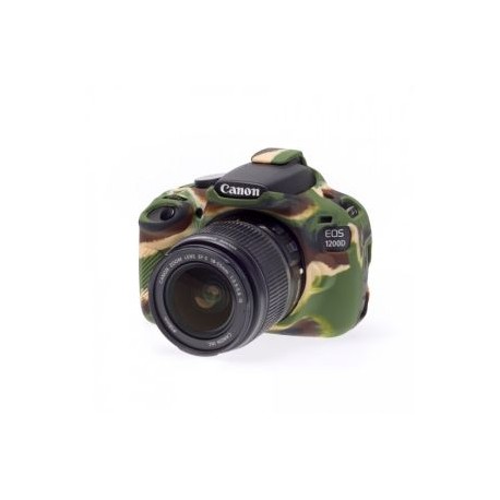 FUNDA PROTECTORA P/CAMARA FOTOGRAFICA CANON T5, 1200D CAMUFLAJE